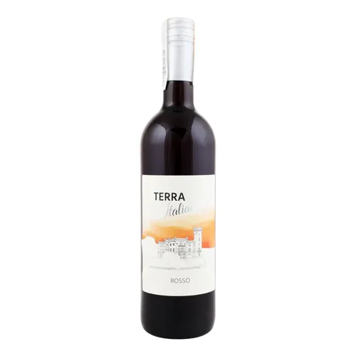 Вино 0.75л 10.5% червоне напівсухе Rosso Terra Italianica пл
