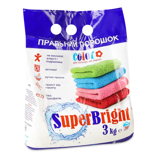 Порошок Стиральний SuperBright Color, В/ґ, 1 кг