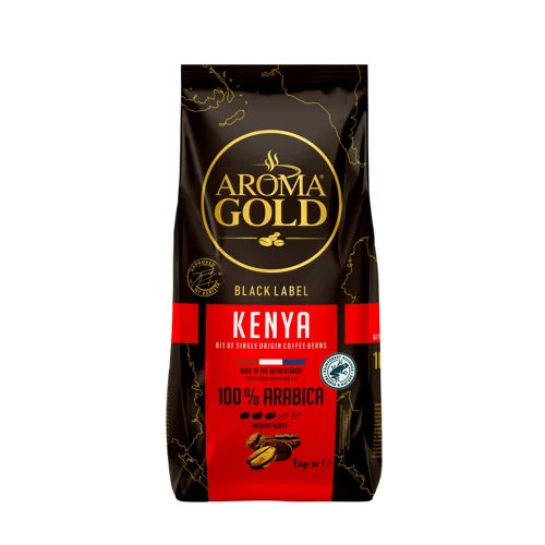 Кава зерно Aroma Gold Black Label Kenya 1кг