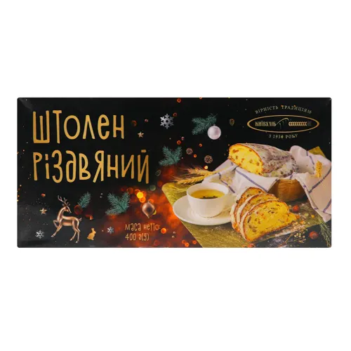 Кекс Штолен різдвяний Київхліб к/у 400г
