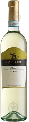 Вино Sartori Soave DOC біле сухе 11,5% 0,75л