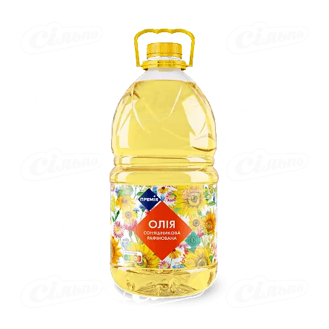 Олія соняшникова «Премія»® рафінована, 5л