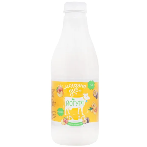 Йогурт Молочне Диво Персик-маракуйя 2,5% 900г