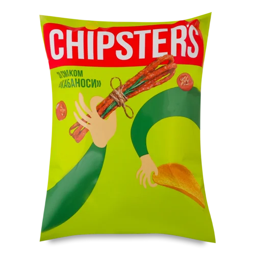 Чипси Картопляні Chipster's Вищого Ґатунку, м/у 120г