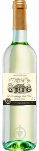 Вино біле сухе L'Hermitage de la Vin "Blanc" Sec 0.75л