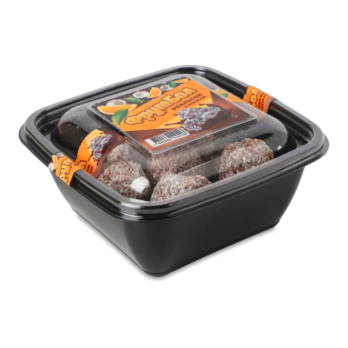 Шоколадні Кульки З Наповнювачем Апельсин І Кокос, в/ґ, п/у 200г