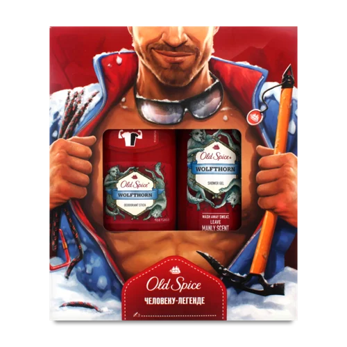 Гель для Душу та Дезодорант Wolfthorn Old Spice, 1 шт