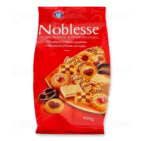 Асорті Hans Freitag Noblesse печиво-вафлі з джемом, 400г