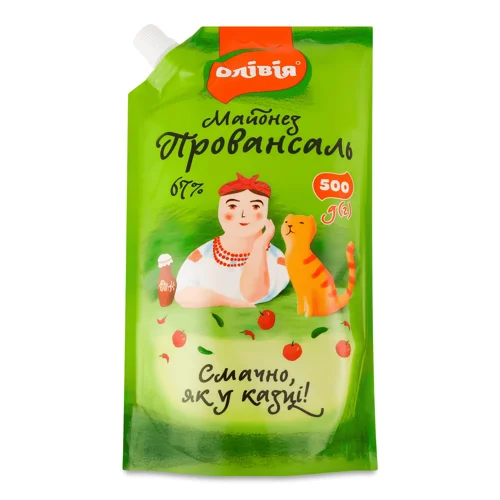 Майонез Олівія Провансаль 67% д/п 500г
