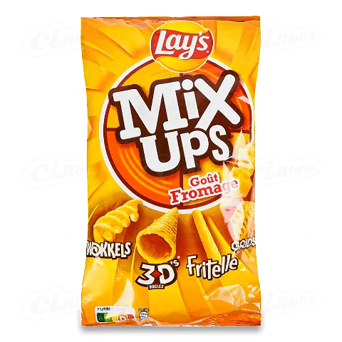 Снеки Lay's MixUps кукурудзяні зі смаком сиру, 110г