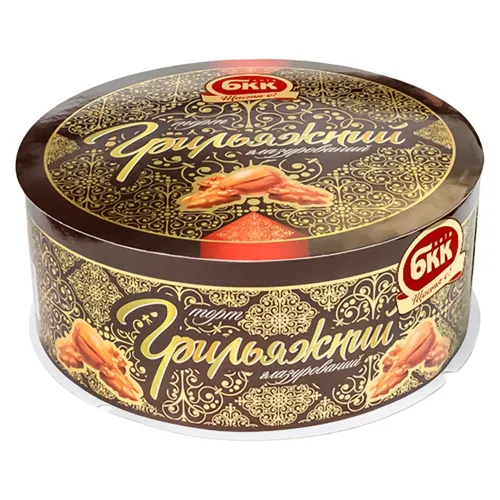 Торт БКК Грильяжний глазурований 450г