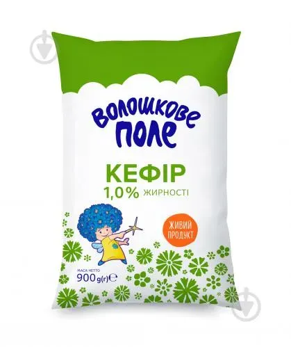 Кефір «Волошкове поле» 1% п/е, 900г