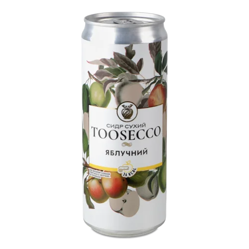 Сидр Яблучний Натуральний Газований 330мл 5% Звичайний З/б