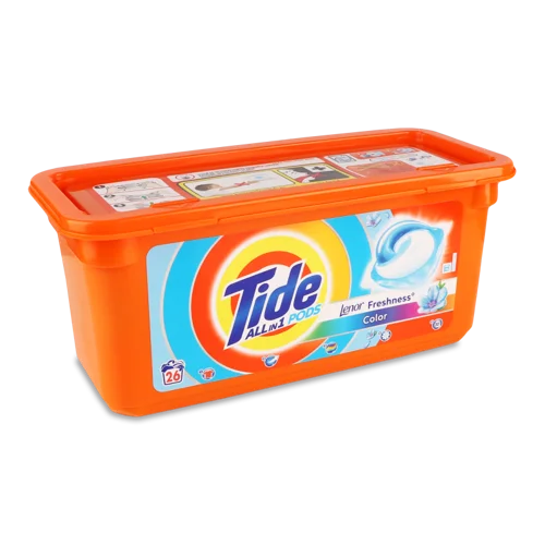 Засіб Мийний Для Прання В Капсулах Lenor Allin1 Pods Tide 26х22.8г