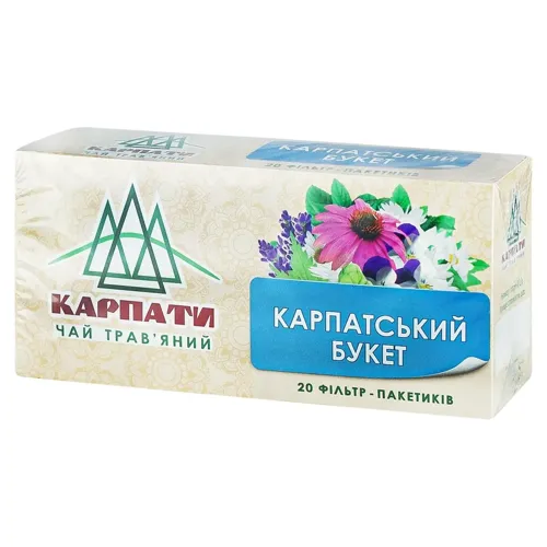 Чай трав'яний Карпати Карпатський букет 1,25г*20шт