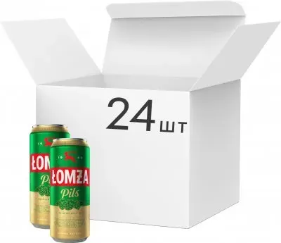 Упаковка пива Lomza 6% 0.5л x 24 шт