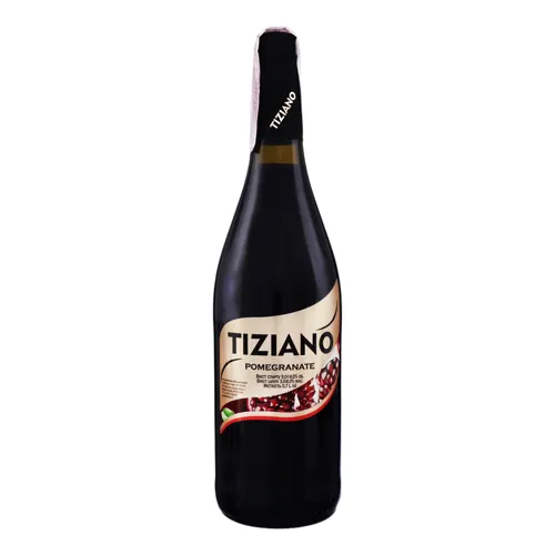 Вино 0.7л 9-14% червоне напівсолодке ароматизоване Pomegranate Tiziano пл