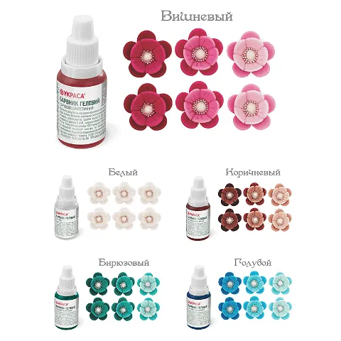 Барвник харчовий Украса гелевий синтет, 25г