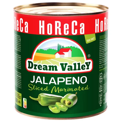 Перчик халапеньо Dream Valley різаний маринований 3100мл