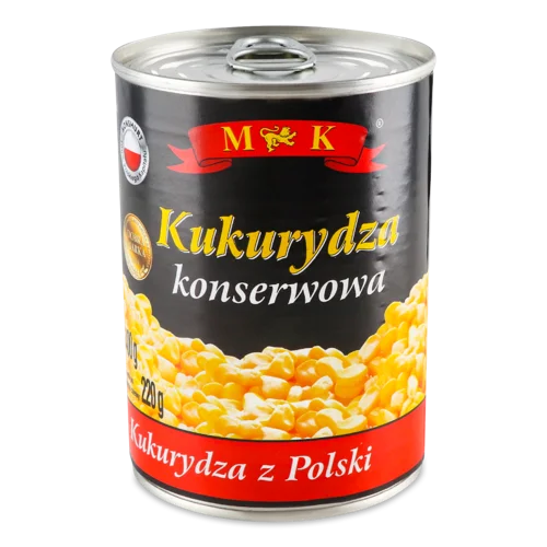 Кукурудза Цукрова Консервована Вищого Ґатунку, з/б 400г