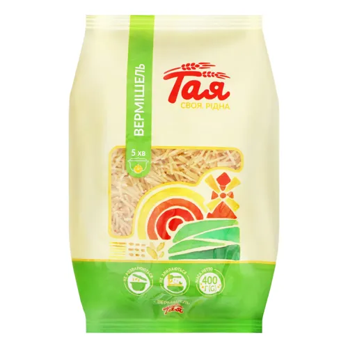 Вироби макаронні Вермішель Тая м/у 400г