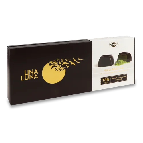 Шоколадні Цукерки З Начинкою Чай Матча Una Luna, к/у 130г