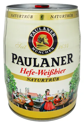 Пиво 5л 5.5% світле нефільтроване Paulaner Hefe-Weissbier