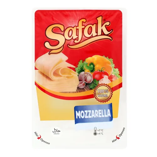 Сир 40% нарізний Mozzarella Safak лоток 150г