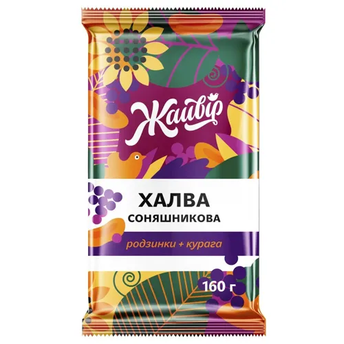 Халва соняшникова «Жайвір» Фруктовий мікс 160г