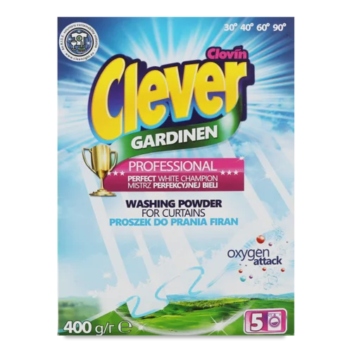 Пральний Порошок для Фіранок Clever Gardinen, в/ґ, 400г