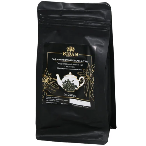 ЧАЙ BISAN ЗЕЛ JASMINE PEARLS 250Г