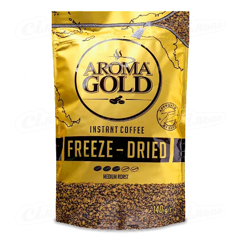Кава Aroma Gold розчинна, 140г