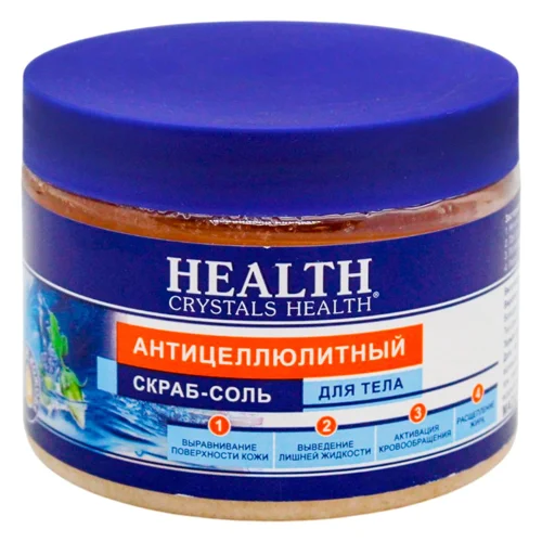 Сіль-скраб Crystals Health Антицелюлітний 500г