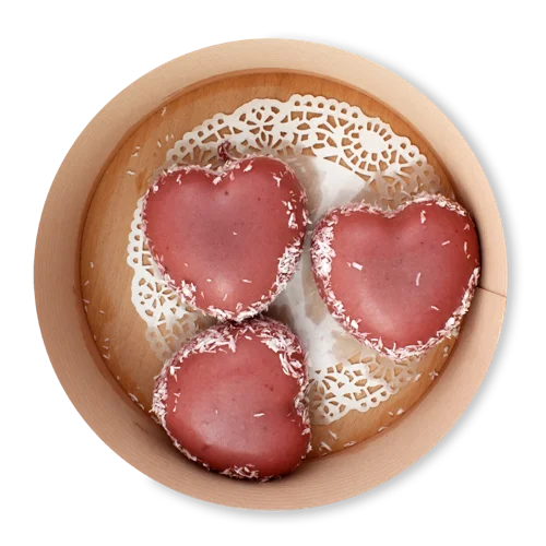 Десерт Полуничний Веганський, Вищого Ґатунку, Картонна Упаковка, 330г