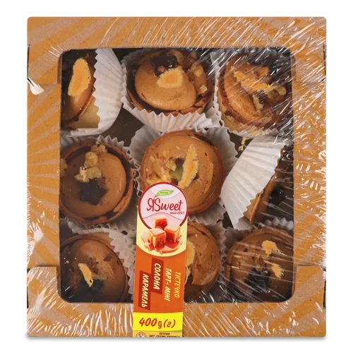 Тістечко Тарт Міні Солона Карамель ЯSweet Кравест Світ, к/у, 400г