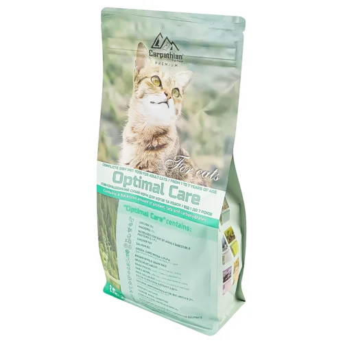 Корм сухий Carpathian Pet Food Optimal Care з куркою і скумбрією для дорослих кішок 1,5кг