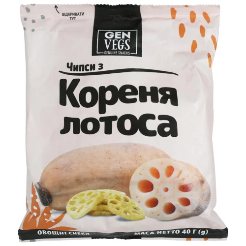 Чіпси з коріння лотуса (Наш імпорт) 40 г