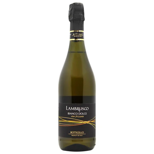 Вино ігристе Botticello Lambrusco dell'Emilia біле солодке 8% 0,75л