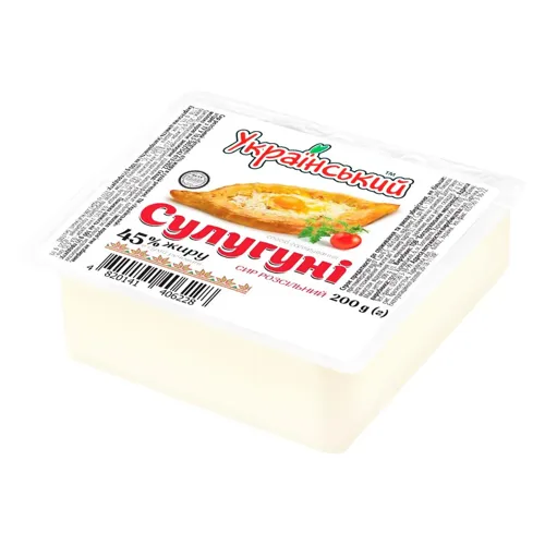 Сир СУЛУГУНІ м'який 45% Богодухівський, 200г