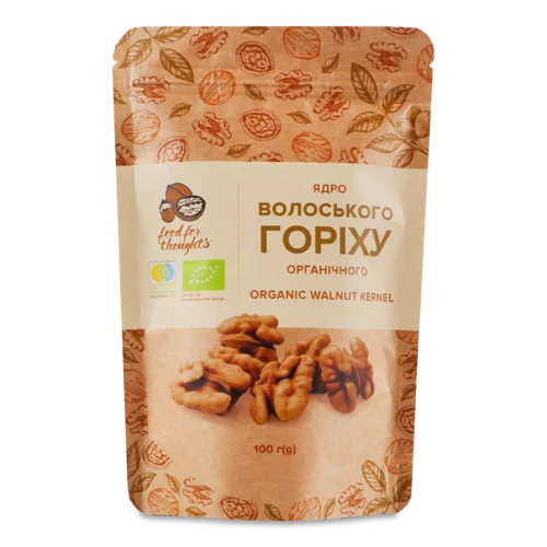 Ядра Горіха Волоського Органічного, в/ґ, 100г