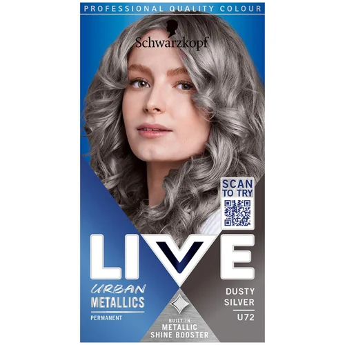 Фарба для волосся Schwarzkopf Live Urban Metallics U72 Попелястий хром