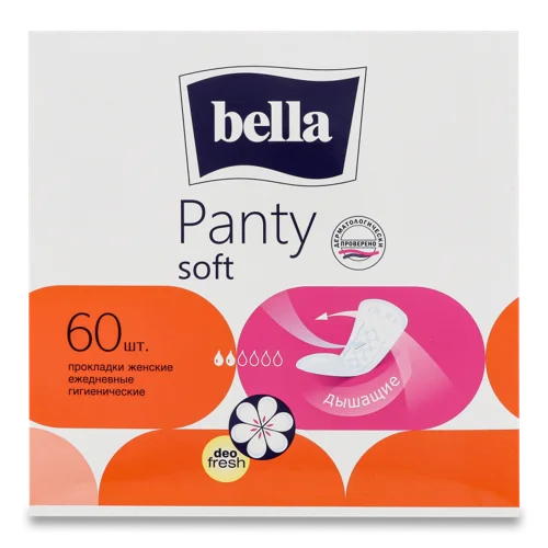 Щоденні Прокладки Deo Fresh Soft Panty Bella, 60 шт, з ароматом