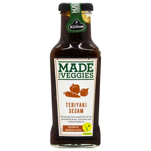 Соуc Kuhne Made for Veggies теріякі кунжут 235мл
