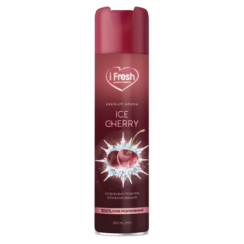 Освіжувач повітря аерозольний iFresh Premium Aroma Крижана вишня 300мл