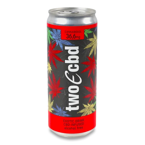 Енергетичний Напій Безалкогольний Сильногазований З Додаванням Вітамінів Exotic Drink Two, з/б 330 мл