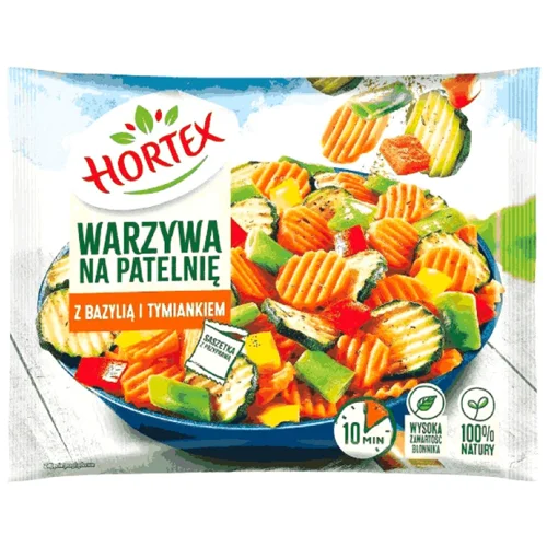 Суміш овочева Hortex для смаження швидкозаморожена 400г