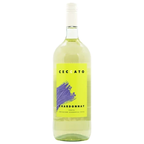 Вино Ceccato Chardonnay біле сухе 12% 1,5л