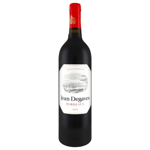 Вино Jean Degaves Bordeaux Rouge червоне сухе 12,5% 0,75л