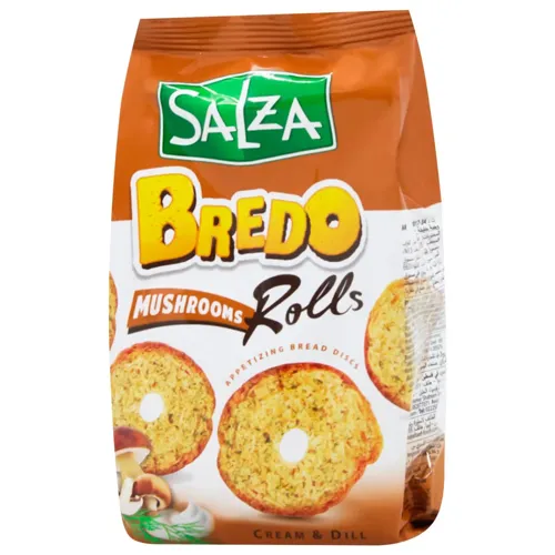 Сухарики Salza Bredo Rolls з грибами та вершками 70г х12