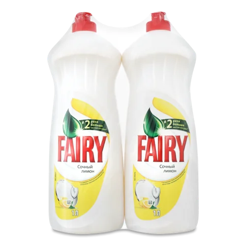 Засіб Для Миття Посуду Fairy Соковитий Лимон 2x1л